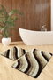 Mijölnir Juego de Alfombras de Baño Acrílicas Beige Multicolor